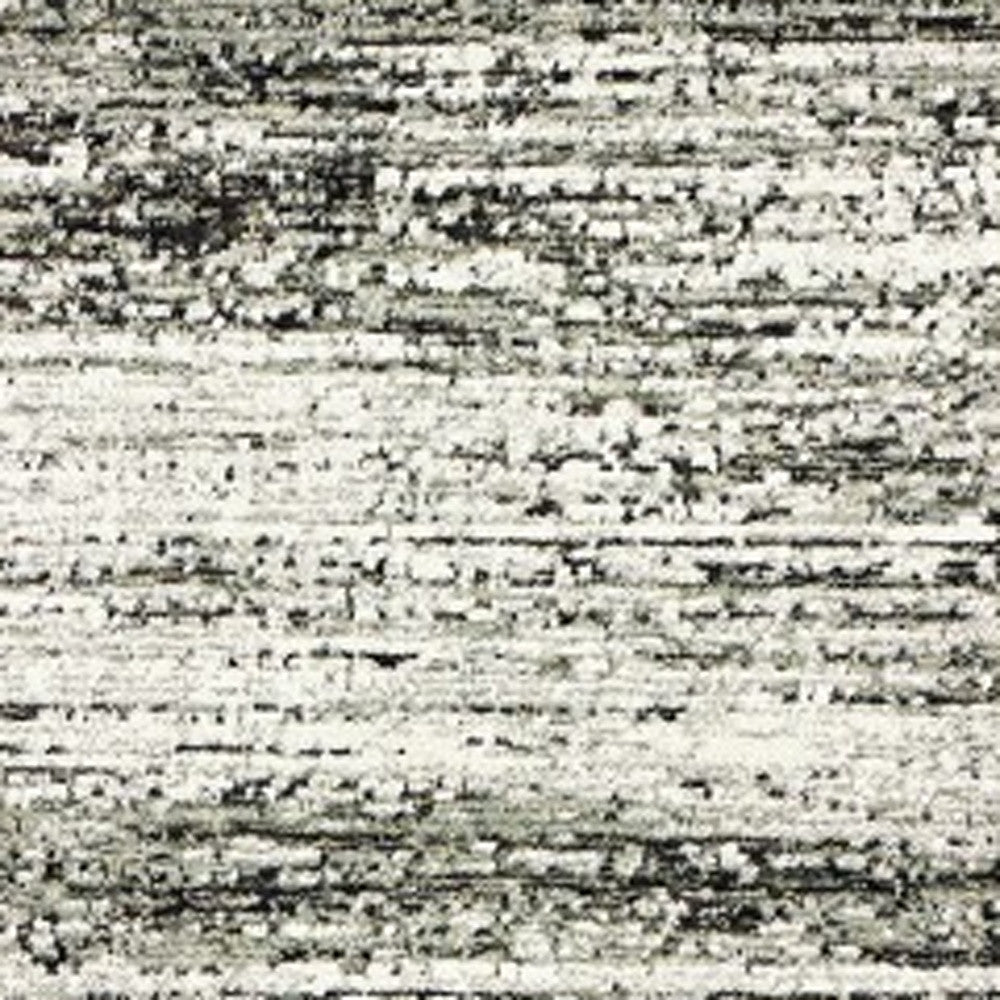 Ash And Slate Abstract Runner Rug - 2'x 8'