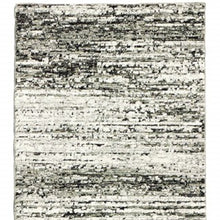 Ash And Slate Abstract Runner Rug - 2'x 8'