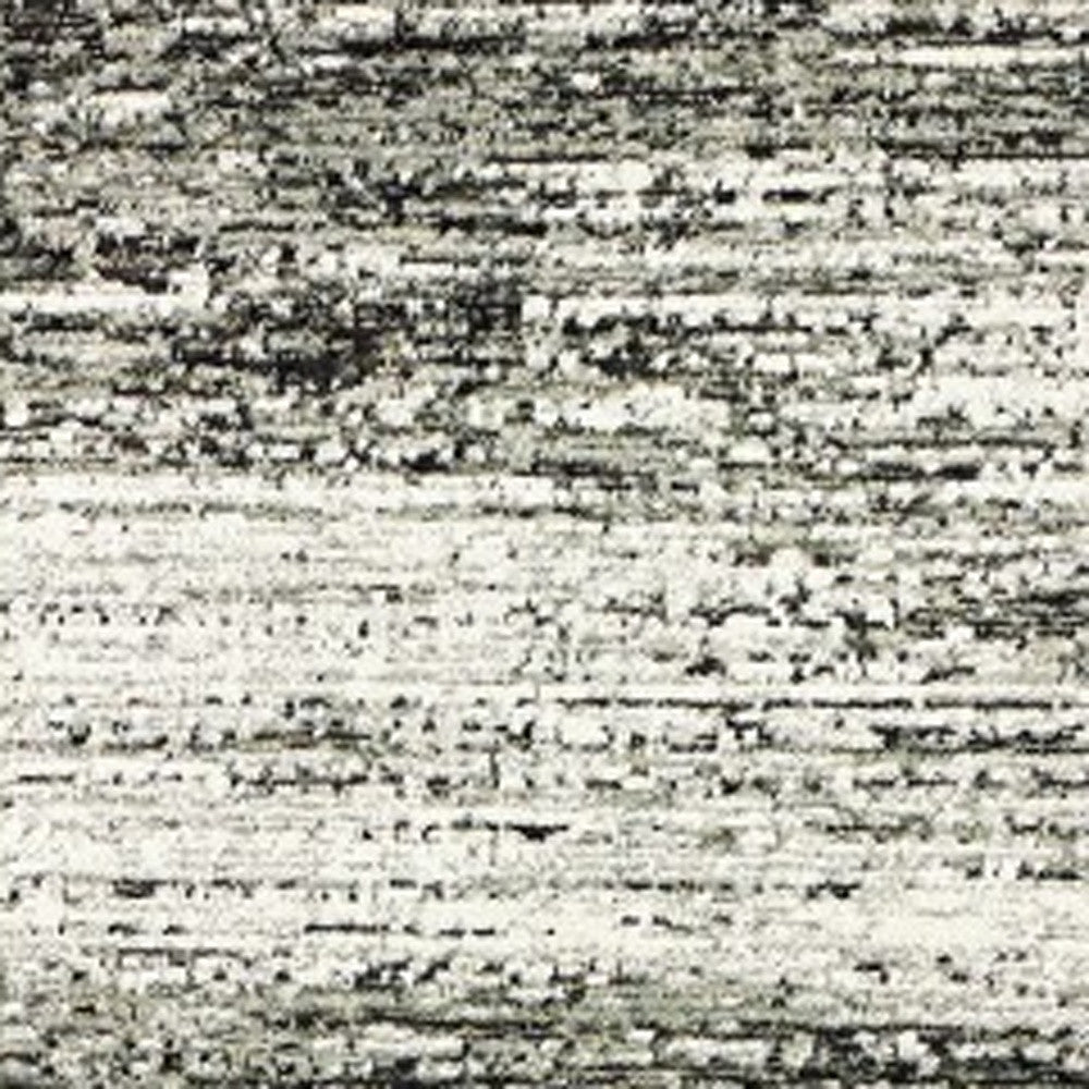 Ash And Slate Abstract Runner Rug - 2'x 8'