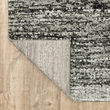 Ash And Slate Abstract Runner Rug - 2'x 8'