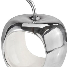 Apple Shaped Aluminum Decorative Accent Bowl