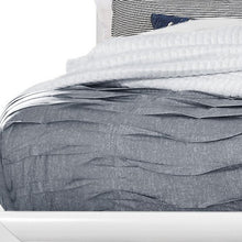 White Rubberwood Queen Bed With Bookshelves Headboard  Led Lightning  6 Drawers