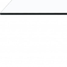 White And Dark Grey Two Tone Ultra Modern Coffee Table With Glass Top