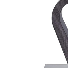 White And Grey Tone Geometrical Base With Rectangular Glass Top Dining Table