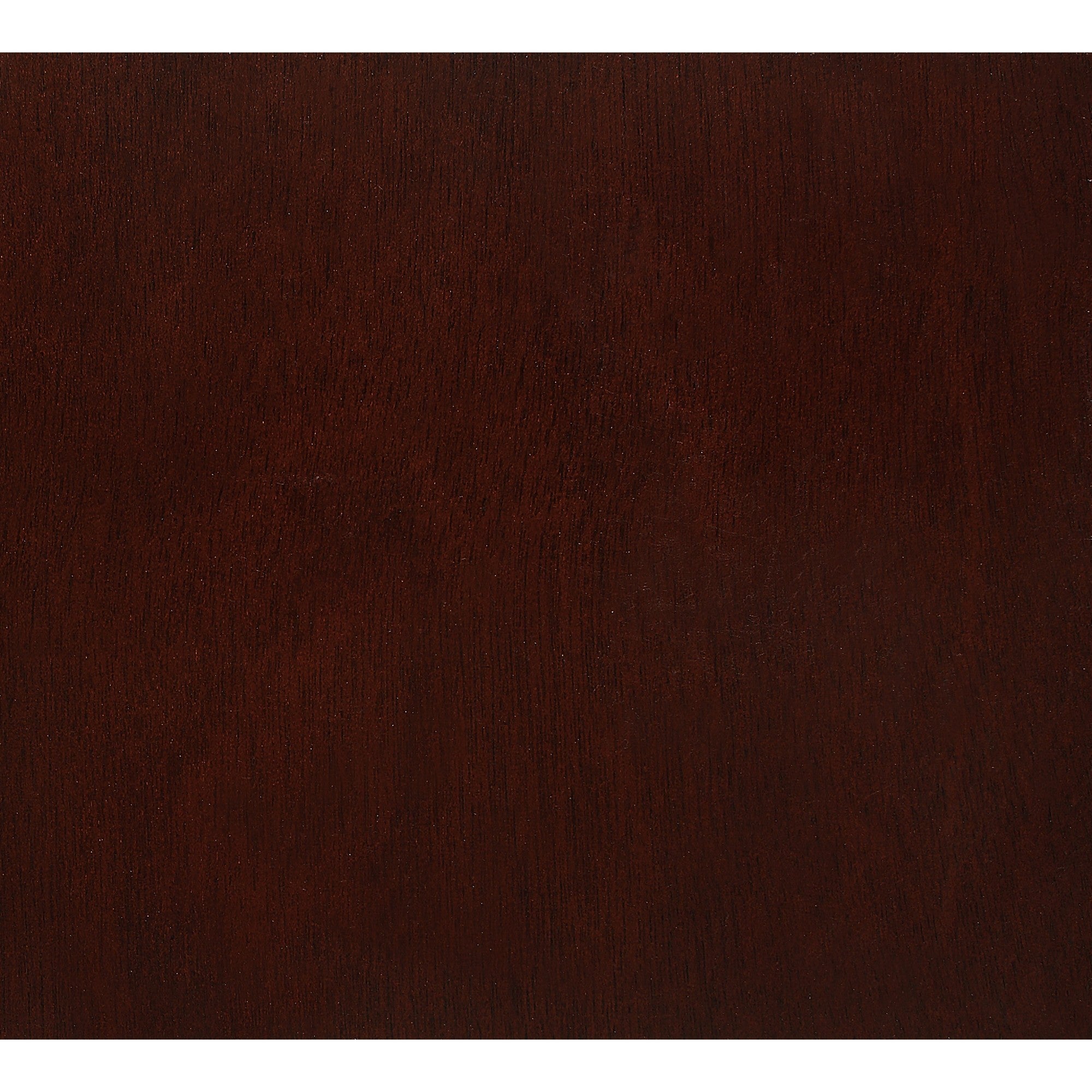 Sleek Dark Cherry Wood Wall Hanging Mirror