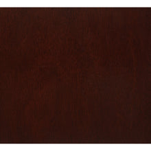 Sleek Dark Cherry Wood Wall Hanging Mirror