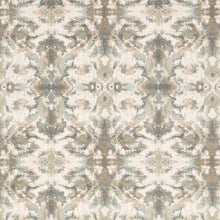 7' Ivory Gray Abstract Ikat Indoor Runner Rug