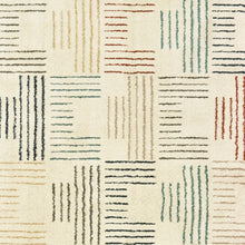 2' X 3' Ivory Multi Neutral Tone Scratch Indoor Accent Rug