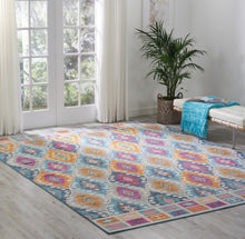 5’ X 7’ Multicolor Ogee Pattern Area Rug