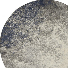 Charcoal And Ivory Abstract Area Rug - 4’ x 6’