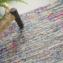 2’ X 3’ Ivory Abstract Striations Scatter Rug