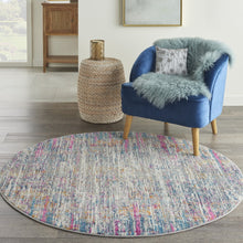 2’ X 3’ Ivory Abstract Striations Scatter Rug