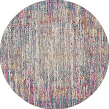 2’ X 3’ Ivory Abstract Striations Scatter Rug