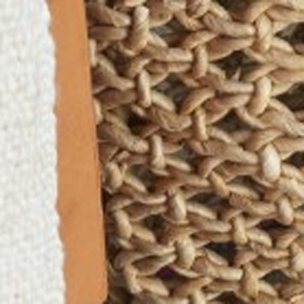 2’ X 3’ Ivory Abstract Striations Scatter Rug