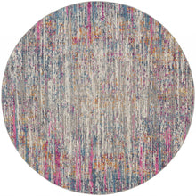 2’ X 3’ Ivory Abstract Striations Scatter Rug