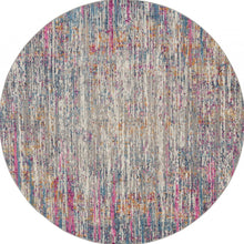 2’ X 3’ Ivory Abstract Striations Scatter Rug