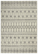 2’ X 10’ Ivory And Gray Berber Pattern Runner Rug