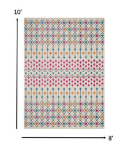 2’ X 3’ Ivory Jewels Geometric Scatter Rug