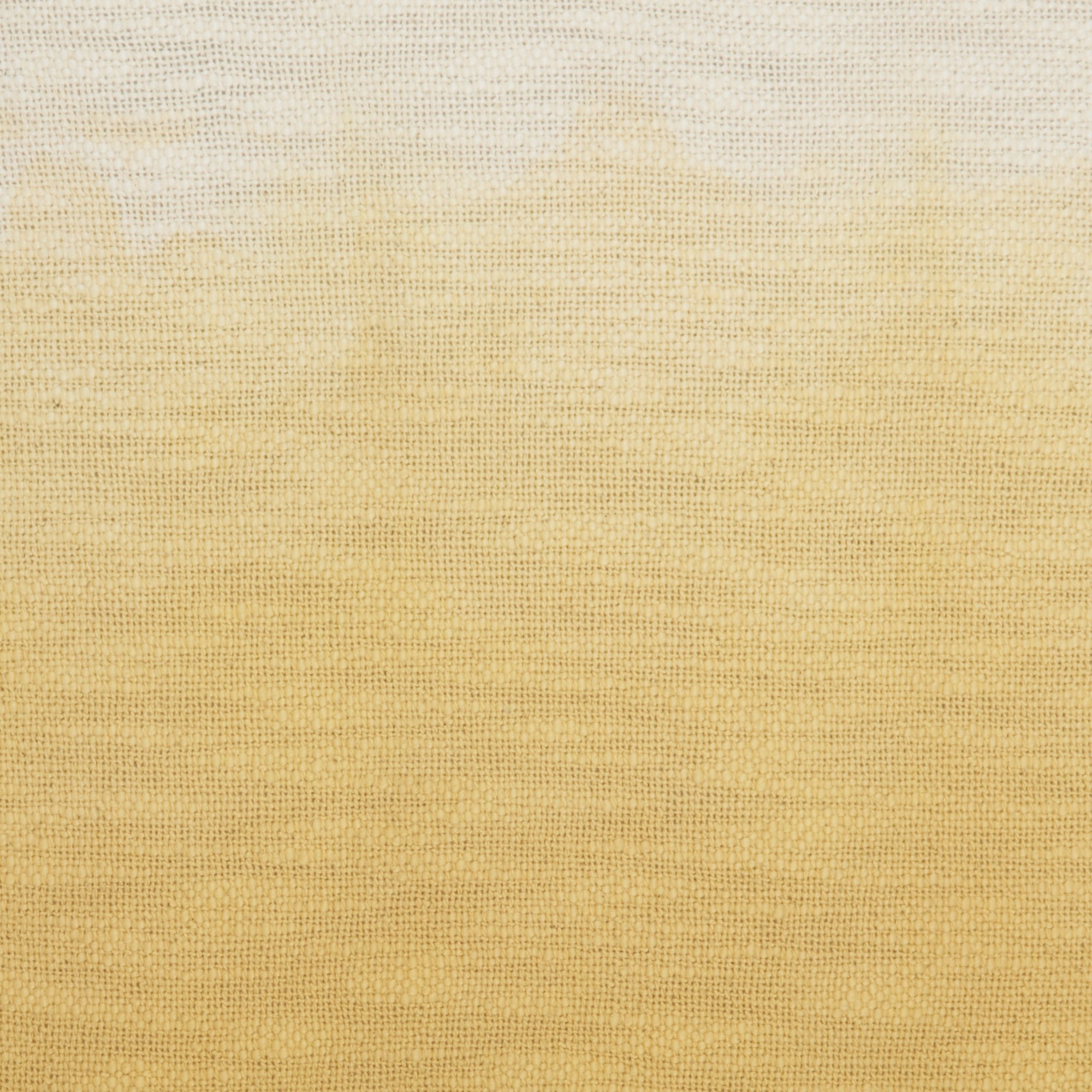 22" Yellow Ombre Tasseled Throw Pillow