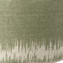 Sage Green Abstract Round Pouf Ottoman 20