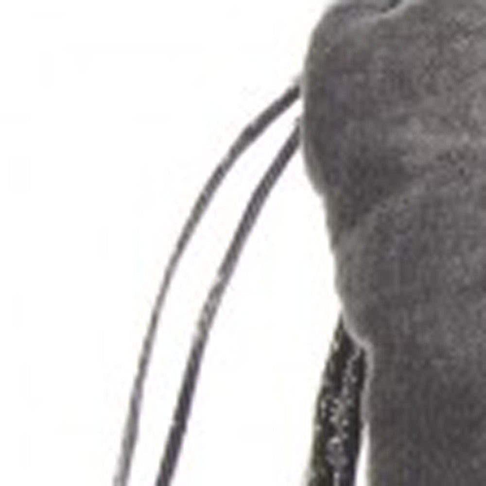 獨特的錫灰色粗毛枕頭