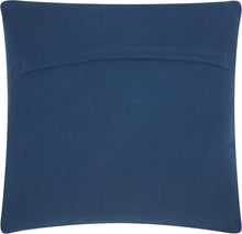 Boho Indigo Textural Chevron Throw Pillow