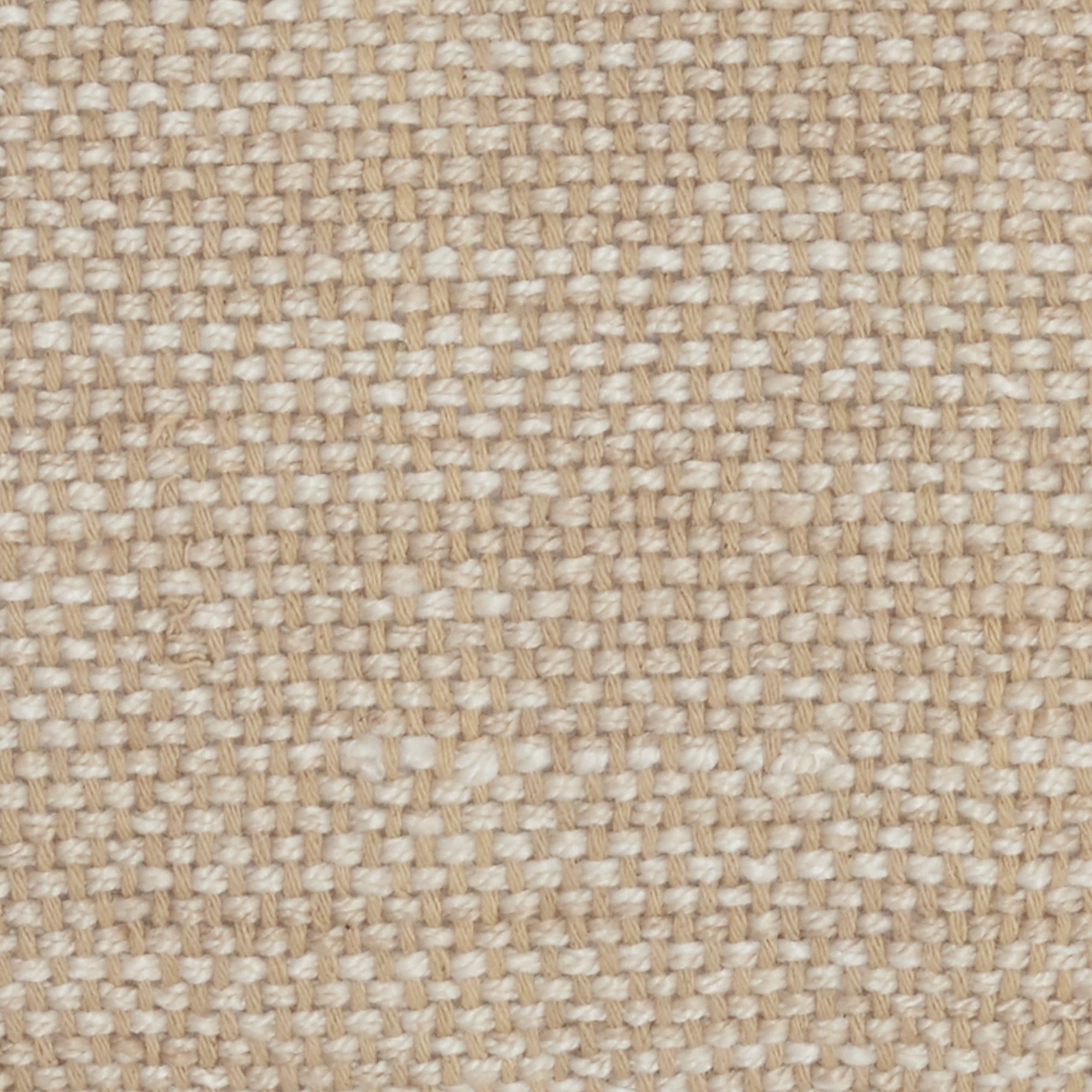 Off White Tasseled Lumbar Pillow