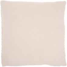 Chevron trenzado rosa claro Cojín