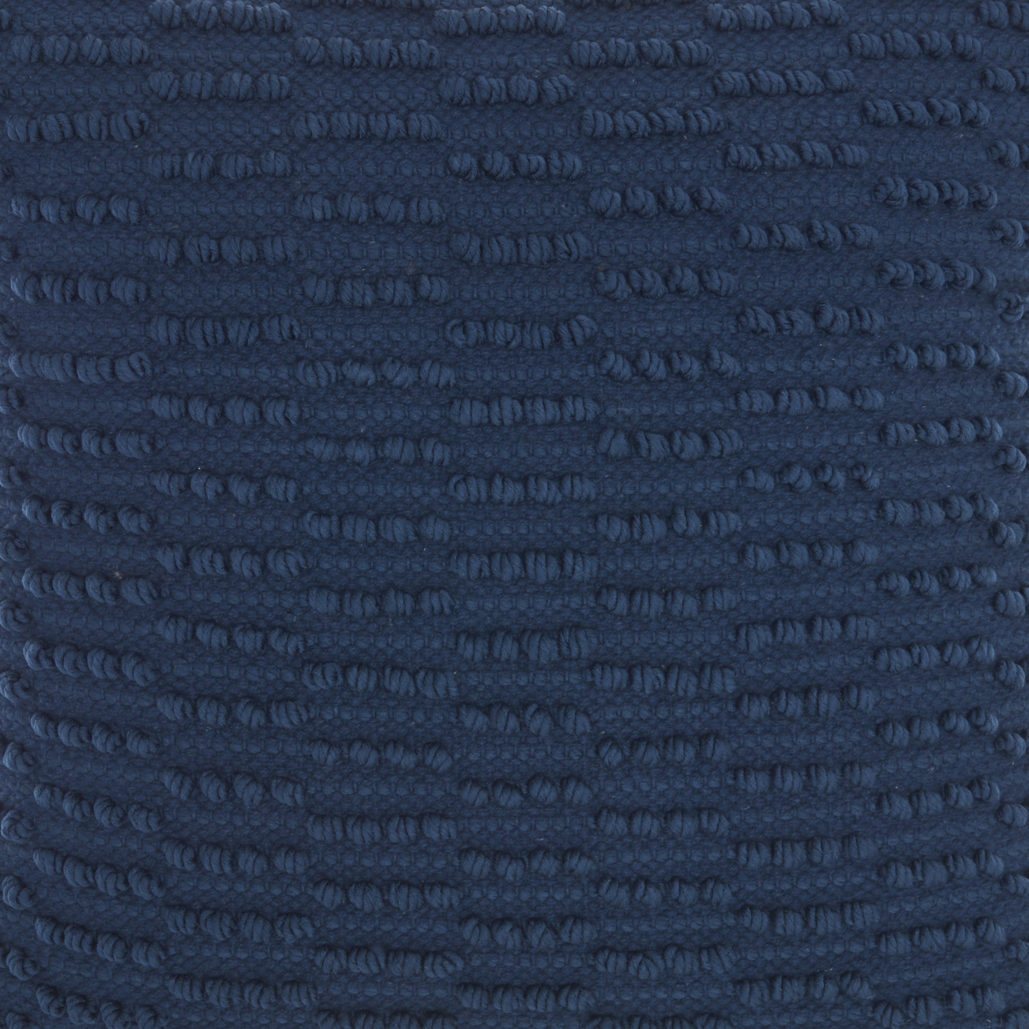 Navy Blue Textured Broken Stripes Throw Pillow