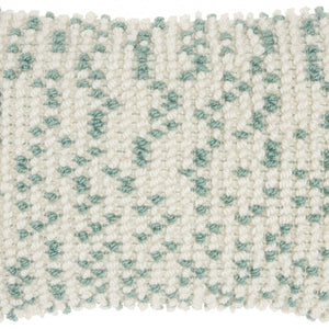 Light Blue Dotted Lumbar Pillow