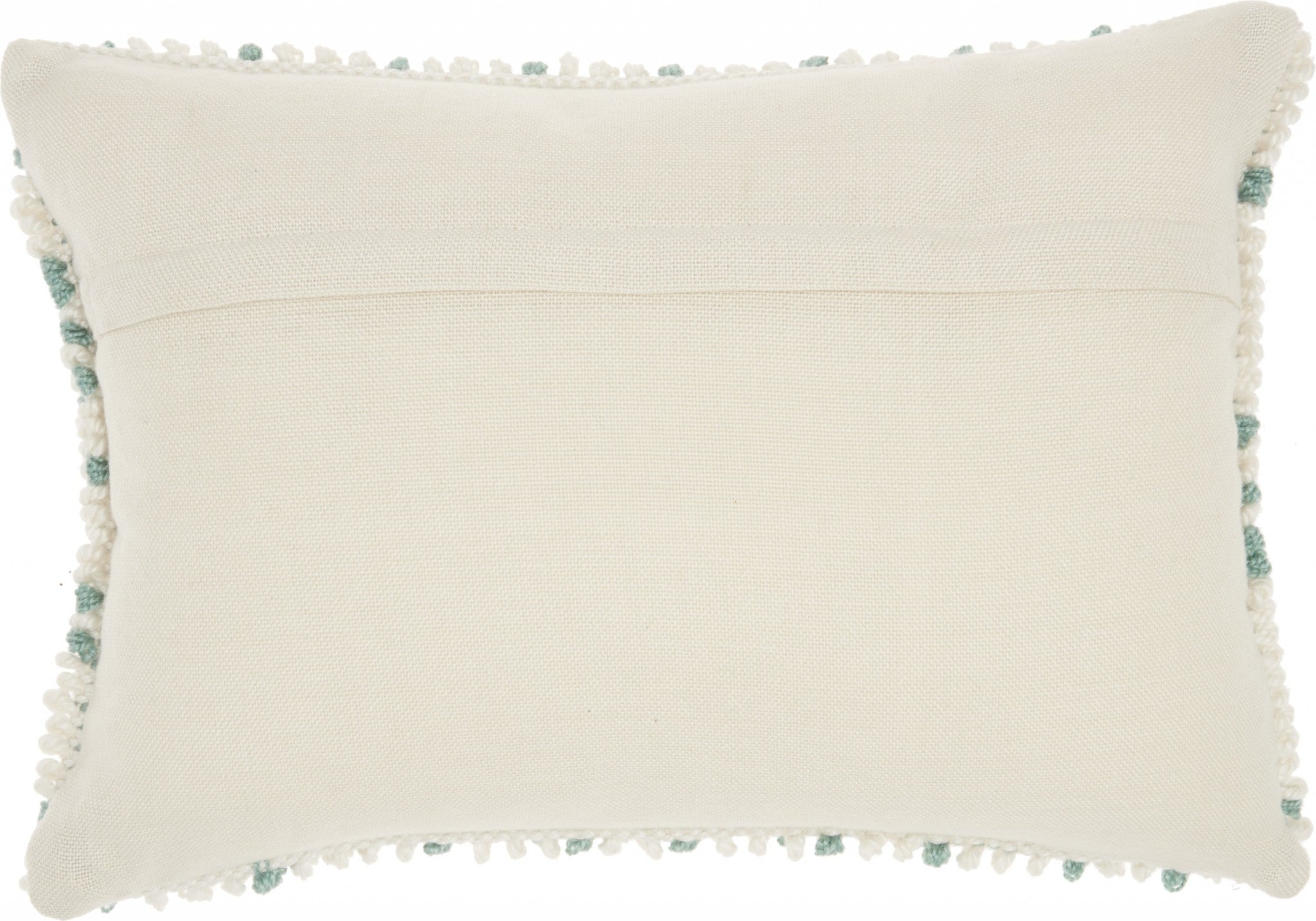 Light Blue Dotted Lumbar Pillow