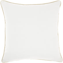 Cream Sequined Ombre Throw Pillow