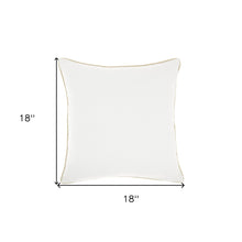 Cream Sequined Ombre Throw Pillow