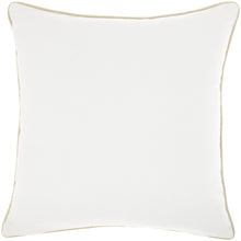 Cream Sequined Ombre Throw Pillow