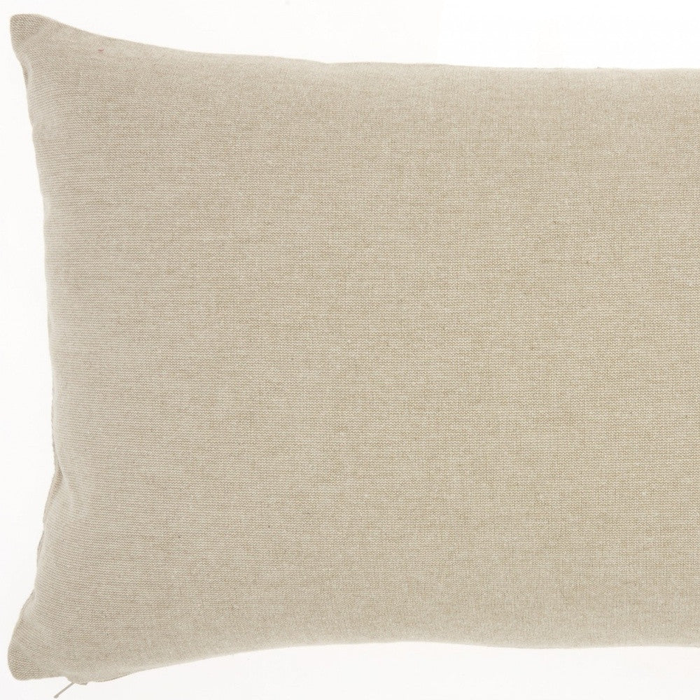 玫瑰金和白色牛皮腰靠枕