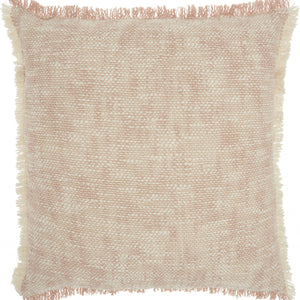 Blush And Ivory Abstract Pattern Throw Pillow