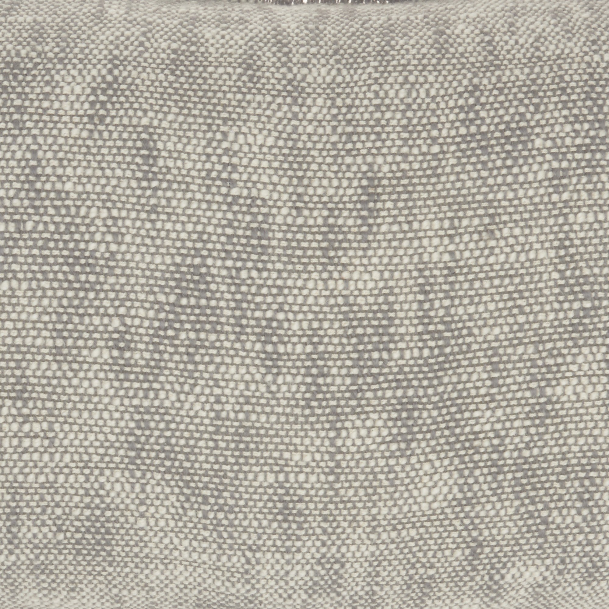 Cojín lumbar jaspeado tejido gris y blanco