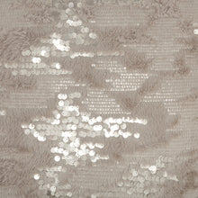 Acento gris con lentejuelas Cojín