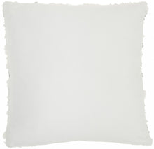 Sequined White  Accent Throw Pillow