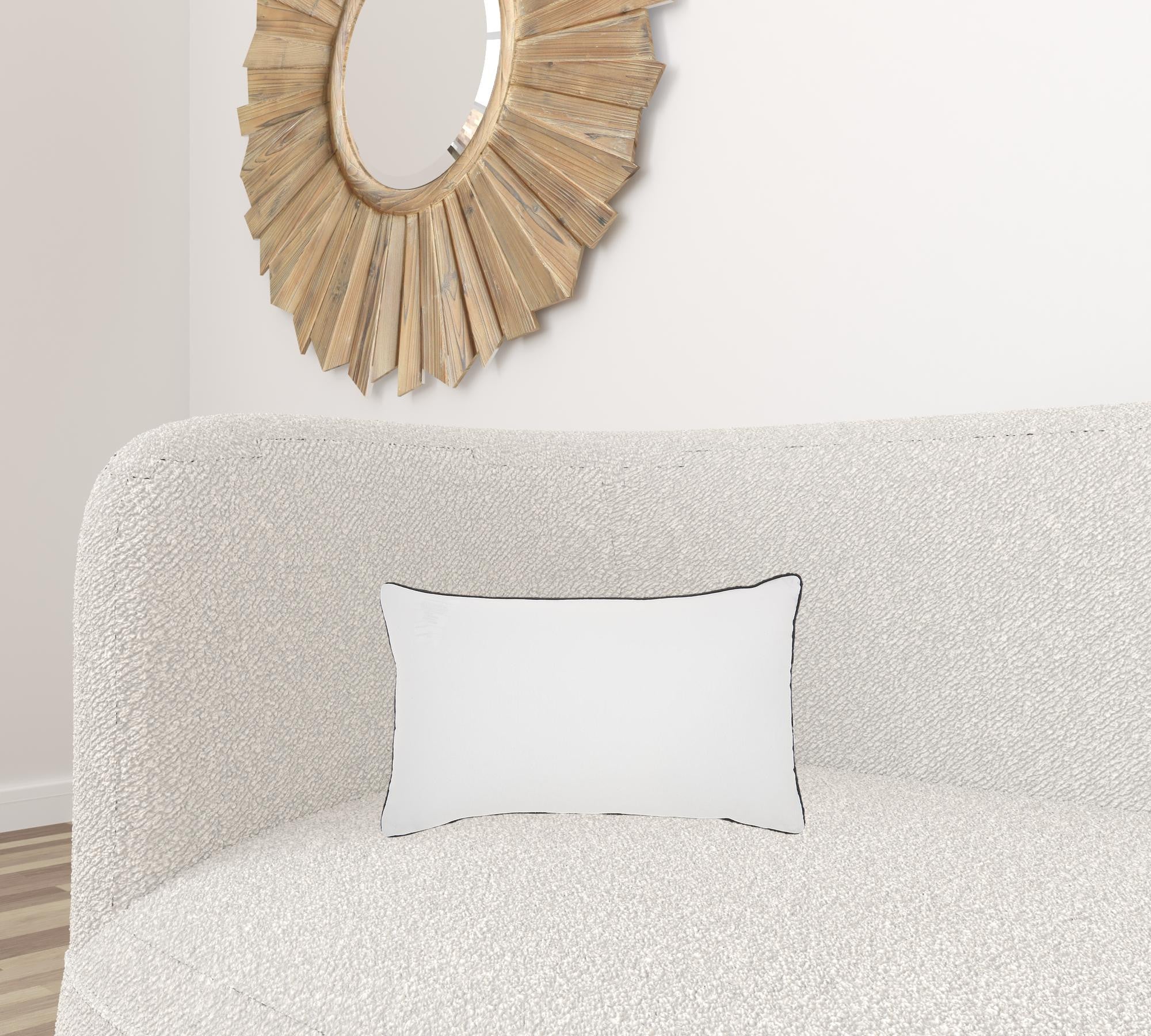 Blanco y negro extraño mi mente Cojín