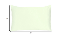 Ivory Dreamy Set Of 2 Silky Satin King Pillowcases