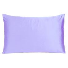Purple Dreamy Set Of 2 Silky Satin Standard Pillowcases
