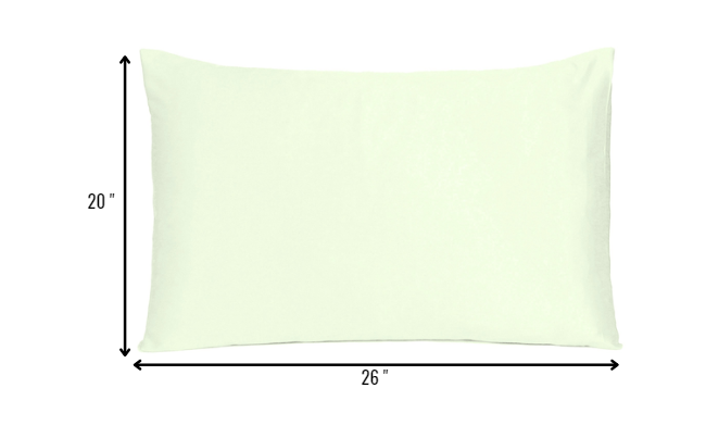 Ivory Dreamy Set Of 2 Silky Satin Standard Pillowcases