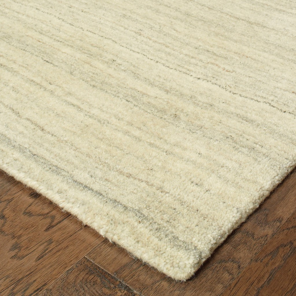 4’ X 6’ Two-Toned Beige And Grayarea Rug