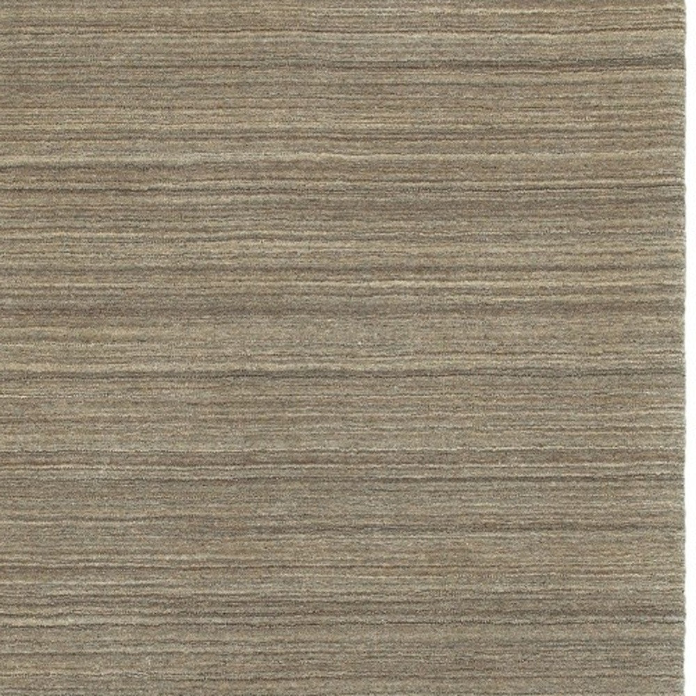 3’ X 8’ Two-Toned Brown And Beige Indoor Runner Rug