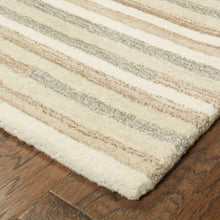 4’ X 6’ Beige And Gray Eclectic Linesarea Rug