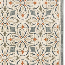 10’ X 13’ Gray And Beige Medallion Indoor Area Rug