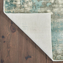 3’ X 10’ Blue And Gray Abstract Pattern Indoor Runner Rug