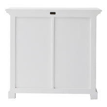 Modern Farmhouse White Medium Accent Cabinet With Baskets