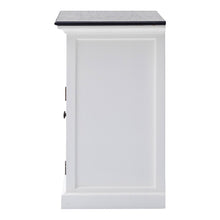 Modern Farmhouse Black And White Accent Cabinet